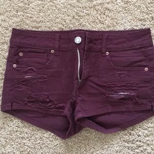 Maroon shorts